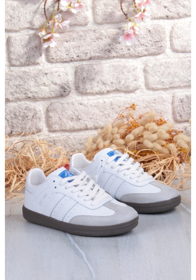 Fort Cool Angola Rahat Esnek Kadın Sneaker Ayakkabı Beyaz
