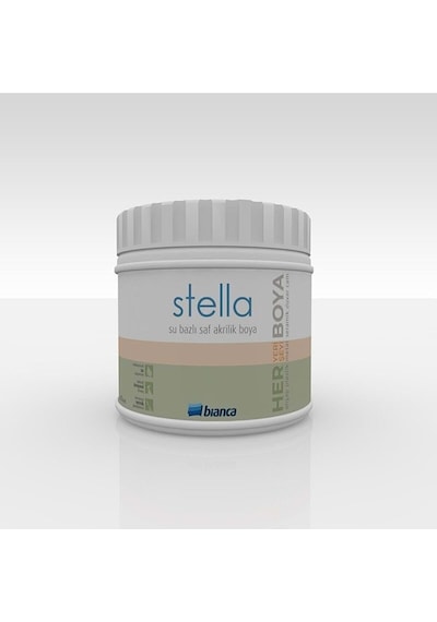 Bianca Stella Saf Akrilik Boya Antik Beyaz 0.5 L