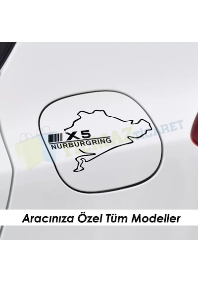 Bmw X1 X2 X3 X4 X5 X6 X7 X Nürburgring Oto Sticker Yapıştırma