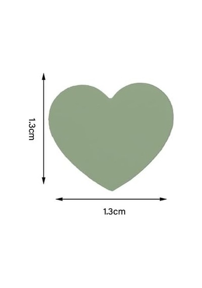 Kaseı Süper Şekilli Delgeç Kalp 1.3 Cm Km5805 Çok Renkli