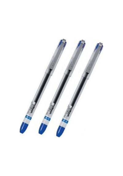My Gel 0.5 MM Mavi Ince Iğne Uçlu Jel Kalem 3 Adet Mavi