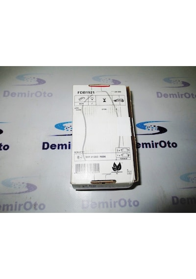 77367923 Fren Balata Takımı Ön 1,6 Egea/Opel Corsa D.1,7 FERODO