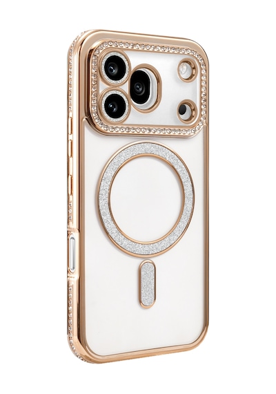 Huawei Honor 600 Pro Joke Simli Magneticsafe Kılıf - Gold -