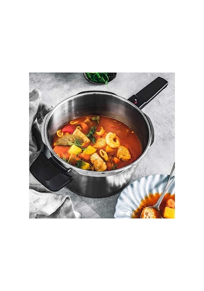 Fissler Vitaquick Premium Buhar Aparatlı 6 Lt Düdüklü Tencere Inox