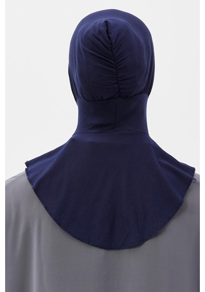 Altobeh Kadın Tesettür Pratik Boyunluklu Hijab - Sporcu Bone Lacivert
