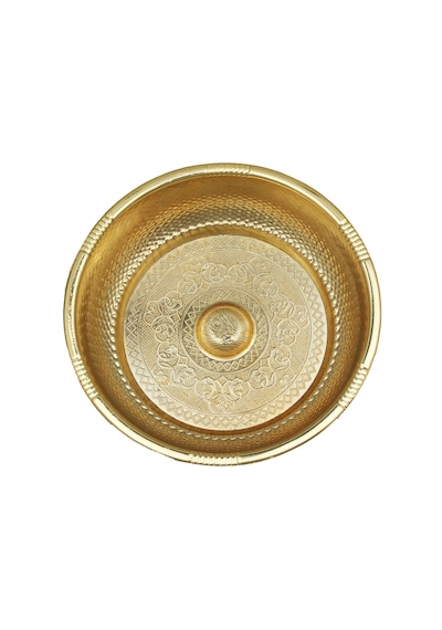 FKN İkili Hamam Taslı Sarı Osmanlı Musluk (2 Musluk + 1 Hamam Tası) Sarı