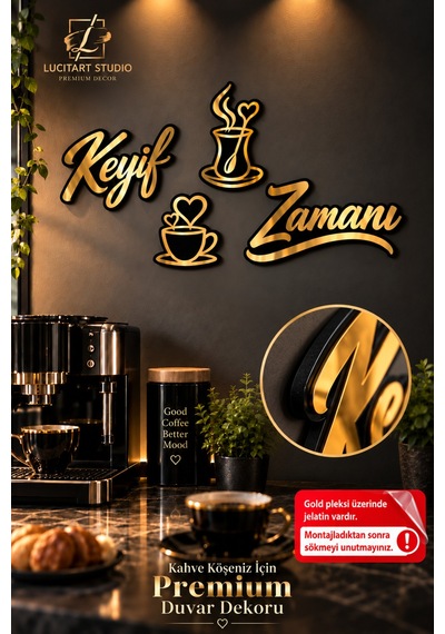 Keyif Zamanı Kahve Köşesi Duvar Dekoru 1 Mm Gold & 3 Mm Siyah Çift Katman Pleksi Parlak Premium Mutfak Ve Coffee Corner Dekoru Kahve Köşesi Duvar Süsü Siyah Üzeri Gold Keyif Zamanı Kahve Köşesi Duvar Dekoru 1 Mm Gold & 3 Mm Siyah Çift Katman Pleksi Parlak Premium Mutfak Ve Coffee Corner Dekoru Kahve Köşesi Duvar Süsü Siyah Üzeri Gold