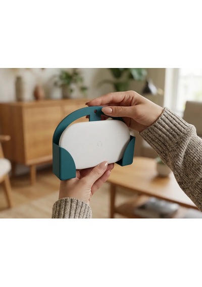3d Baskı Tv Arkası Vesa Montajlı Medya Oynatıcı Tutucu Braketi 100x100 Ve 200x100 Uyumlu - Turkuaz Diğer
