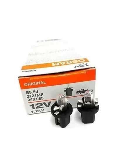 10 Adet 12v T5 1.2w Dipsiz Gösterge Ampulü Duylu 2721mf