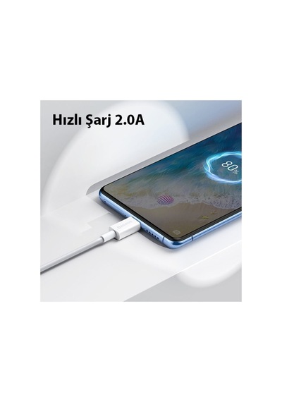 Baseus Superior Micro Usb 2a Şarj Kablosu 1 M Beyaz
