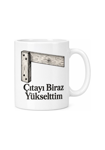 Bezos Çıtayı Biraz Yükselttim Tasarımlı Porselen Kupa - Model 511 Nıda