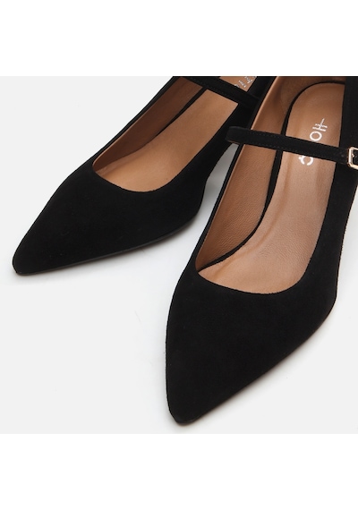 Hotiç Mary Jane Hakiki Deri Siyah Kadın Stiletto 01ayh293450a100 Siyah-black Siyah
