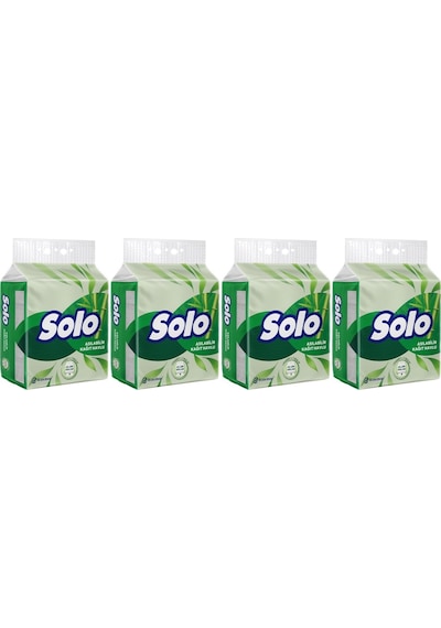 Solo Asılabilir Kağıt Havlu 1 Paket 1pk 7 Rulo 4 Lü Set