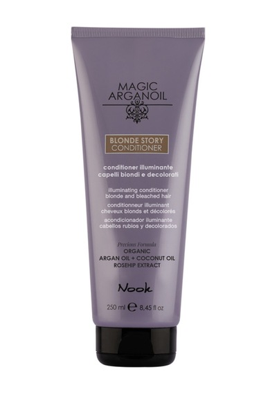 Nook Blonde Story Sarı Gri Saçlar İçin Koruyucu Parlaklık Argan Kuşburnu Özlü Sülfatsız Saç Kremi 250ml