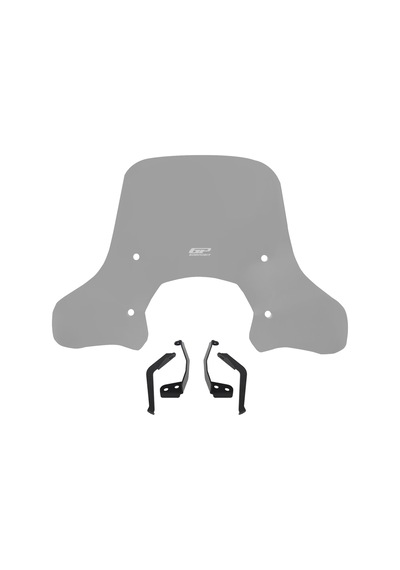 Gp Kompozit Lambretta V125 / V200 2021-2023 Uyumlu Ön Cam Füme 43 Cm