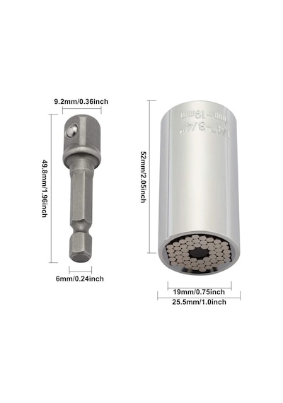 6384 Çok Amaçlı Akıllı Lokma Anahtar Seti 7-19 Mm - 2 Parça
