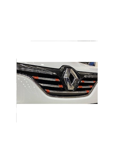 Megane 4 Krom Ön Panjur 2016 - 2019 Paslanmaz Çelik 5 Parça