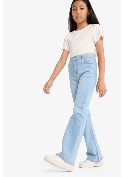 Defacto Kız Çocuk Flare Fit İspanyol Paça Jean Pantolon E6182a825aunm39 Mavi Defacto Kız Çocuk Flare Fit İspanyol Paça Jean Pantolon E6182a825aunm39 Mavi