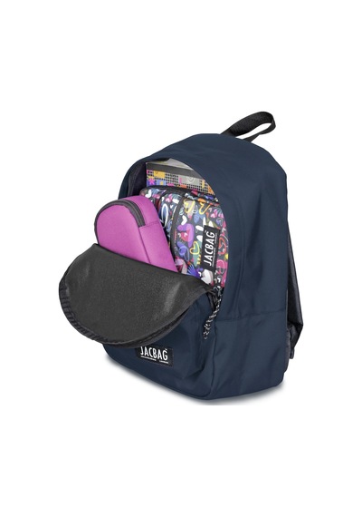 Jacbag Classic Junior -tek Bölmeli Sırt Çantası-lacivert Renk:lacivert