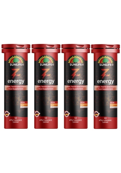 Sunlife Z-energy 10 Efervesan Tablet 4 Adet