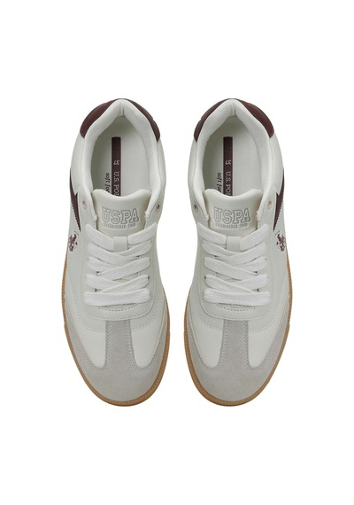U.S. Polo Assn. U.s. Polo Assn. Sore Pu Bej Kadın Sneaker 000000000102695886 Bej-bordo