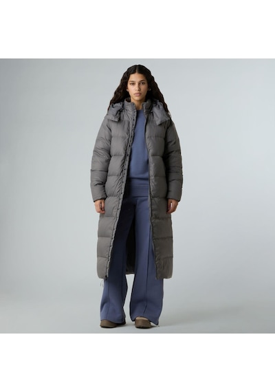 The North Face Kadın Hydrenalite City Uzun Kaz Tüyü Kapüşonlu Parka Nf0a8d3n0uz1 Gri