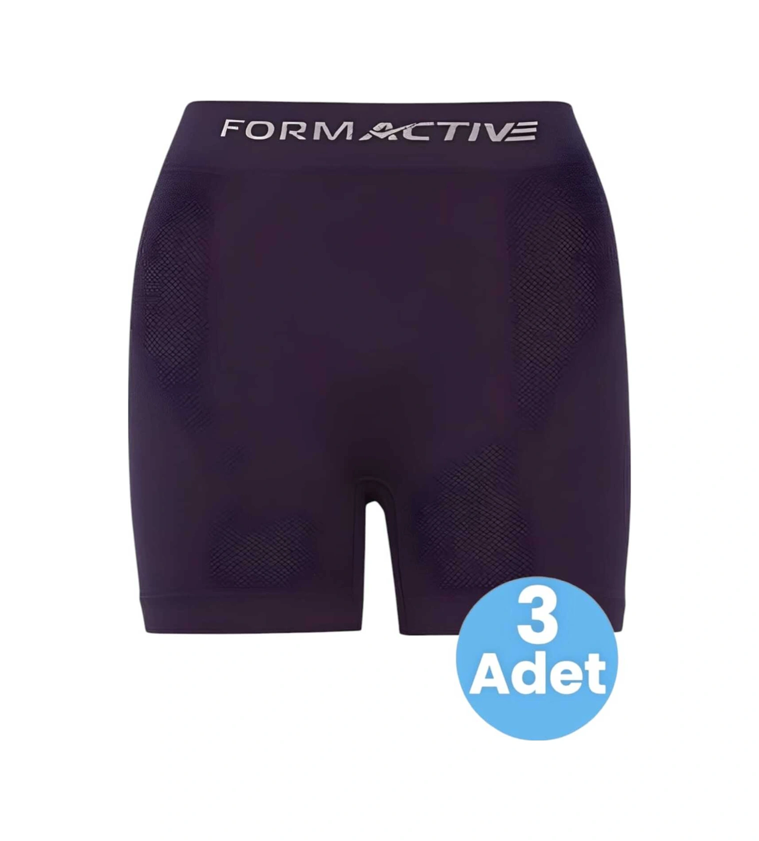 Tezzgelsin Erkek Dikişsiz/seamless Nefes Alabilen Boxer 3 Adet Mor
