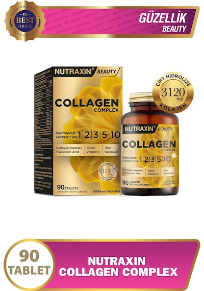 Nutraxin Collagen Complex Tip 1-2-3-5-10 90 Tablet