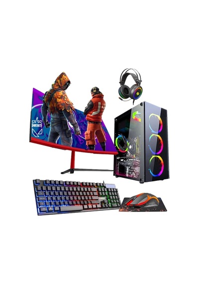 CacheX AMX60S R5-3600 16 GB 1 TB HDD+240 GB SSD RX550 23.8" Free Dos Masaüstü Oyuncu Bilgisayarı