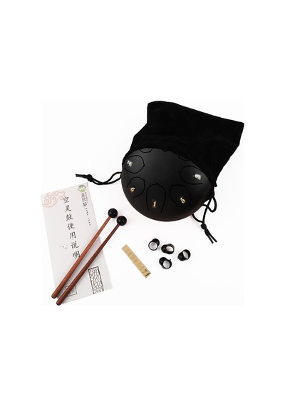 Adora Hp-10 6 İnç 8 Ton Hand Pan Siyah