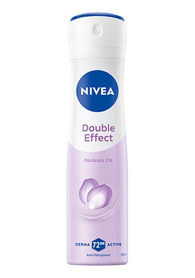 5 Adet Nivea Kadın Sprey Deodorant Double Effect Mor Düşler 150 Ml