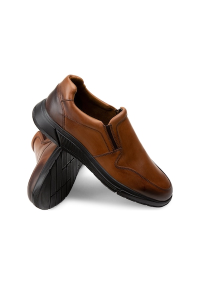 Deery Hakiki Deri Taba Rengi Loafer Erkek Ayakkabı - 01874mtbac01 Taba