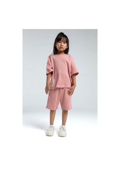 Rolypoly Kız Çocuk Pembe Bermuda Takım 5274-47655 Pembe