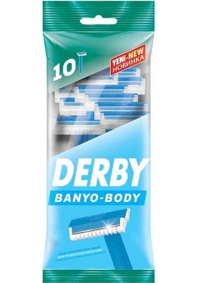 Derby Banyo Vücut Traş Bıçağı 10 Adet