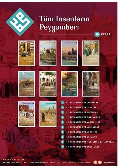 Tüm İnsanların Peygamberi Serisi Seti - 10 Kitap Takım- Beyan Yayınları