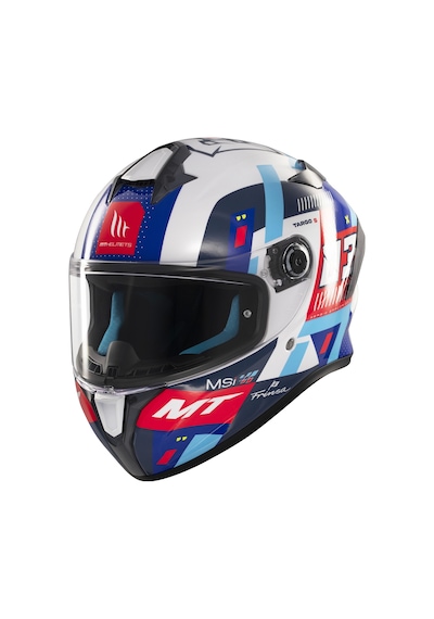 Kask Mt Helmets Targo S D7 Sergio Garcia Motosiklet Kaskı Mavi
