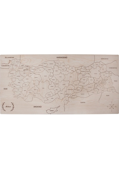 Doğal Türkiye Haritası Puzzle