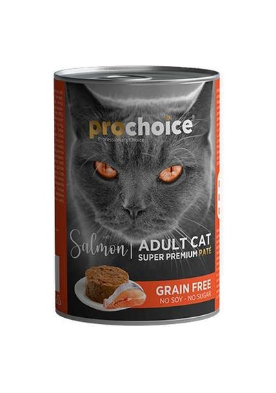 Pro Choice Adult Somonlu Yetişkin Kedi Konservesi 12 x 400 G