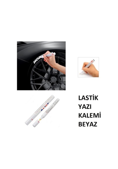 Paint Lastik Yazma Kalemi Beyaz