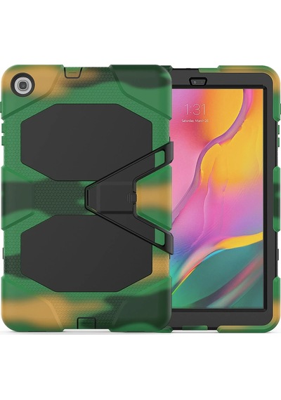 Newface Samsung Galaxy Uyumlu T510 Tab A 10.1 Kılıf Griffin Tablet Kapak Semeglbl - 20 - Kamuflaj