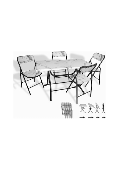 Klasik Katlanır - Katlanır Sandalye Masa Takımı Werzalit, Wermodin Veya Allzalit Tablalı - Bıanco Carrara 80x140 Çok Renkli Klasik Katlanır - Katlanır Sandalye Masa Takımı Werzalit, Wermodin Veya Allzalit Tablalı - Bıanco Carrara 80x140 Çok Renkli