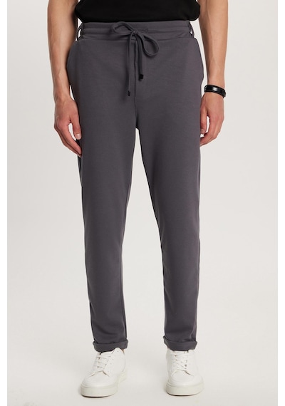 Tudors Erkek Slim Fit Pamuklu Beli Bağlamalı Yan Cepli Katlamalı Paça Jogger Antrasit Pantolon-33813 Antrasit Tudors Erkek Slim Fit Pamuklu Beli Bağlamalı Yan Cepli Katlamalı Paça Jogger Antrasit Pantolon-33813 Antrasit