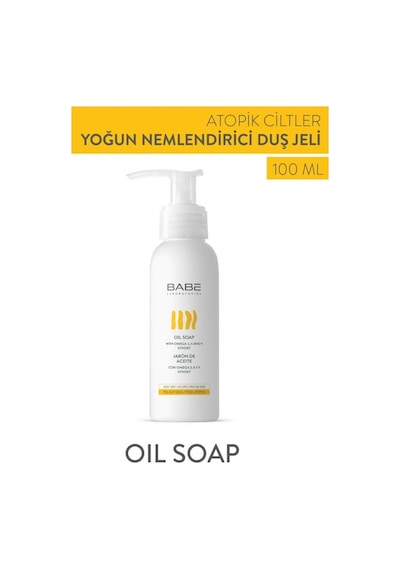 Babe Oil Soap 100ml - Çok Kuru Ciltler için Vücut Yıkama Yağı