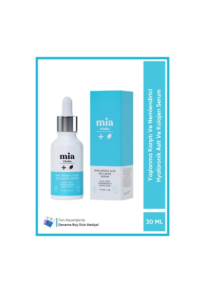 Mia Klinika Yaşlanma Karşıtı Ve Nemlendirici Hyalüronik Asit Ve Kolajen Serum 30 ML