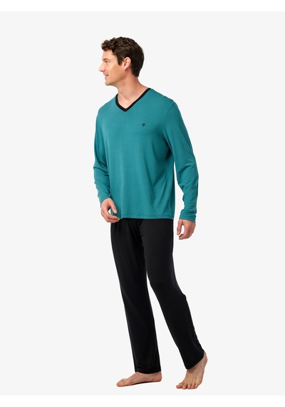 Blackspade Erkek Pijama Takımı 40975 - Yeşil