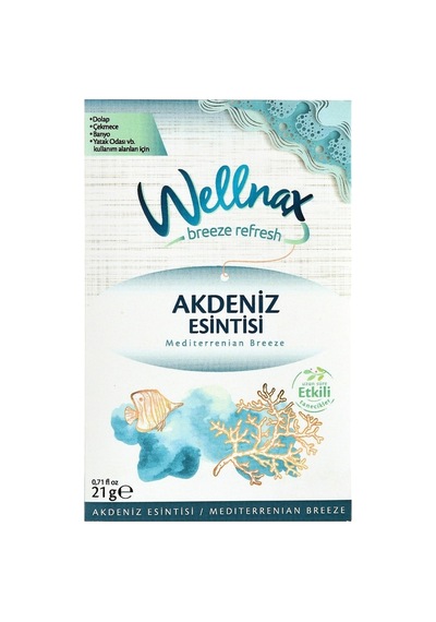 Wellnax Askılı Dolap Ve Çekmece Kokusu Akdeniz Esintisi 4 Adet 61299278