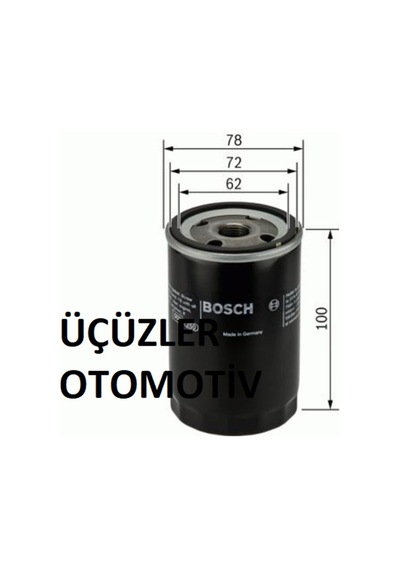 Bosch  Yağ Filtresi Tempra Tipo Doğan Slx Palio Doblo 71754569 (376482359)