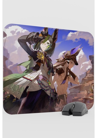 Tighnari Genshin Impact Anime Gacha V5 - 48x40 Xl Gaming Mouse Pad Fare Altlığı