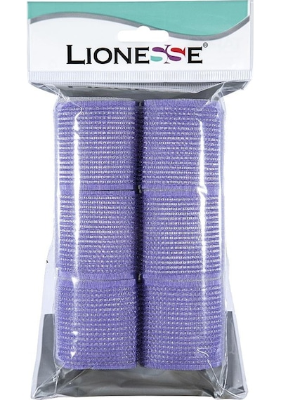 Lionesse Bigudi 1114 Süngerli Mor 3 x 6'lı Paket