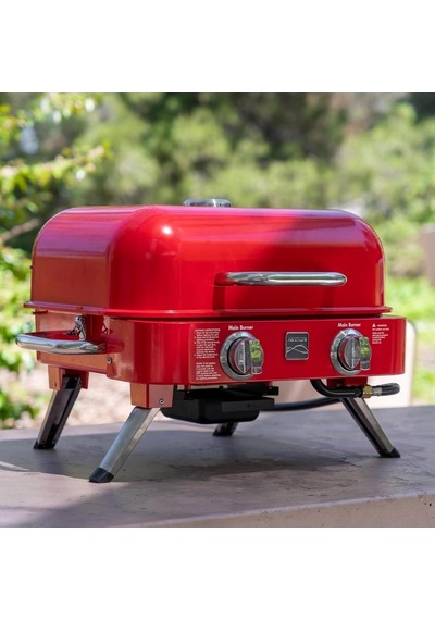 Kenmore Masa Üstü Gazlı Barbekü Kırmızı Kırmızı
